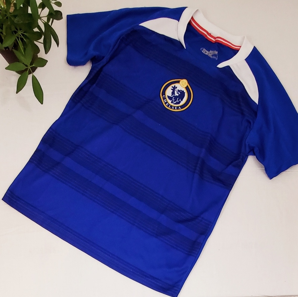 Blue Short Sleeve Xara Top Size YM